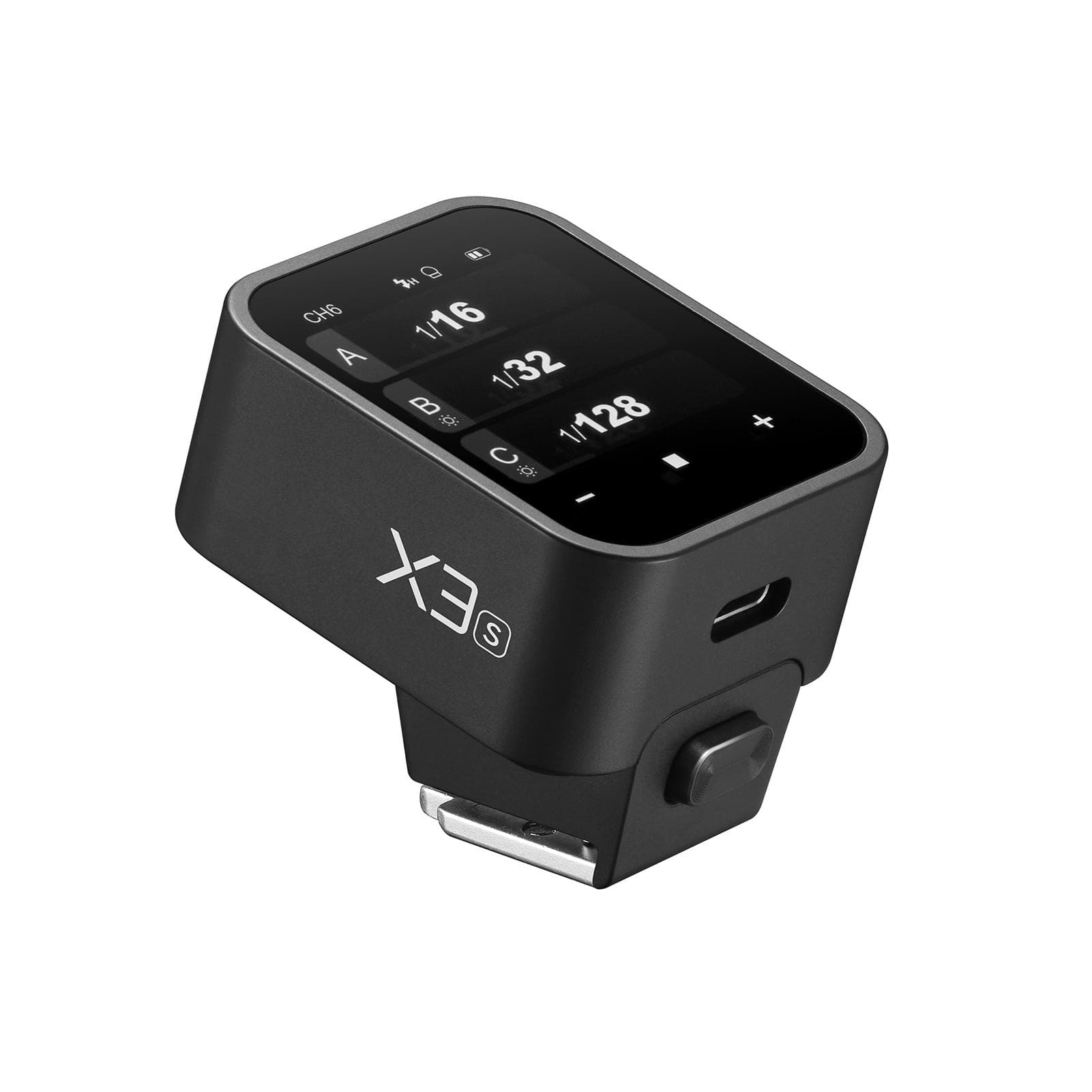 GODOX X3S 2.4G Wireless Flash Trigger Transmitter TTL Autoflash with Large OLED Touchscreen Support Sony camera black