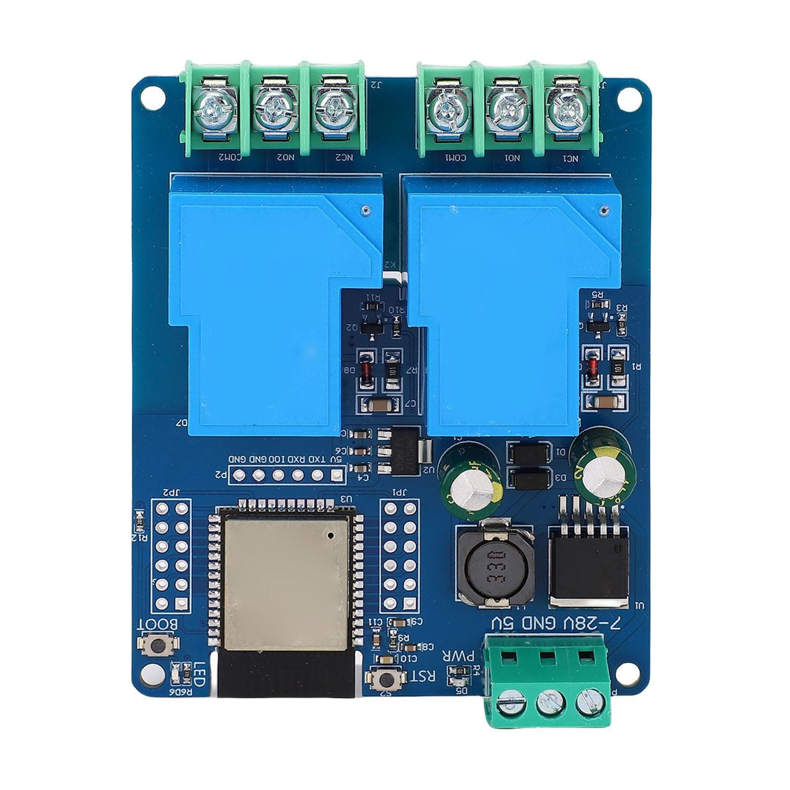 DC728 5V 2 Channel 30A Relay Module WIFI BT 4M Byte Flash for ESP32 Development Board