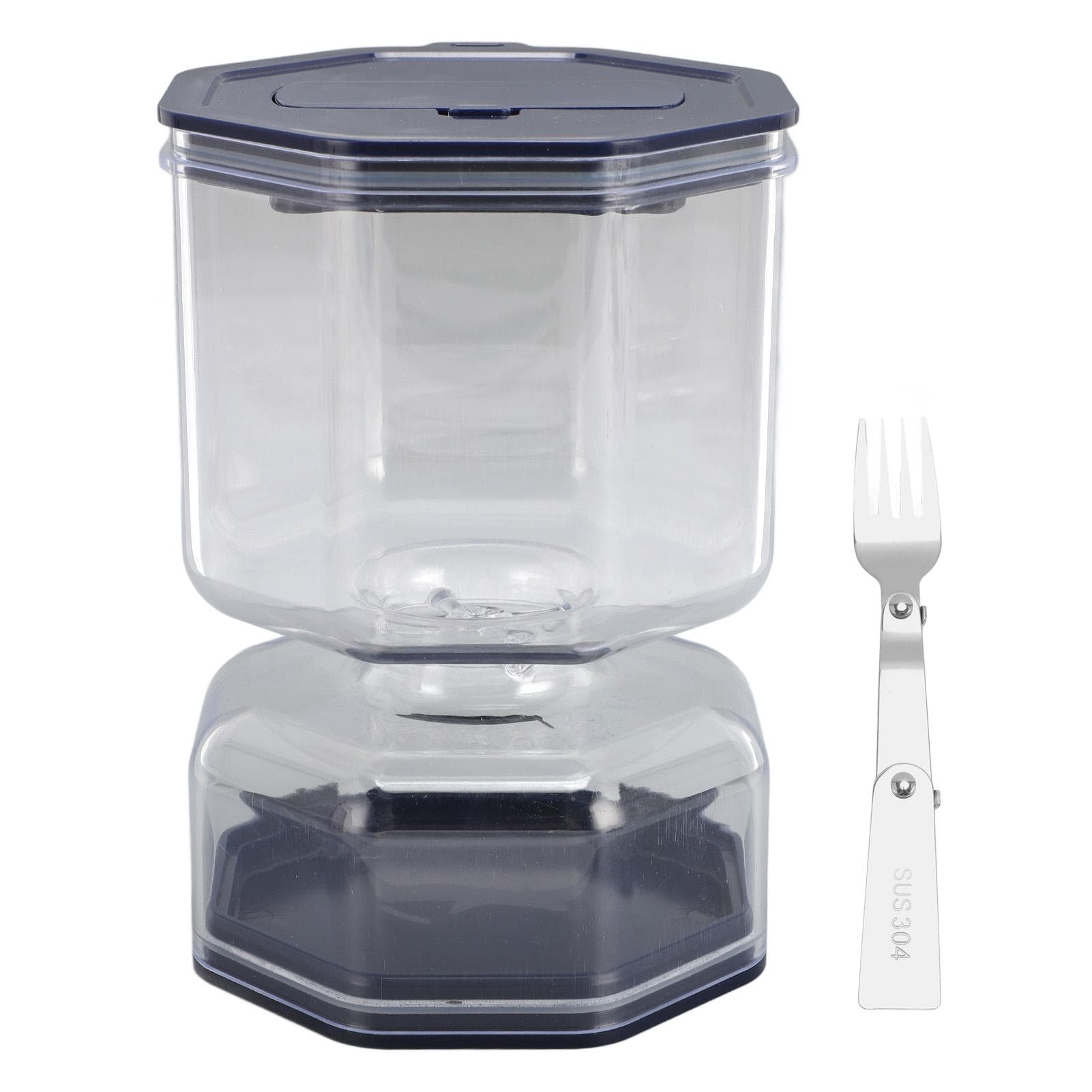 Pickle and Olive Hourglass Jar Plastic Leakage Proof Pickle and Olive Hourglass Jar Kitchen