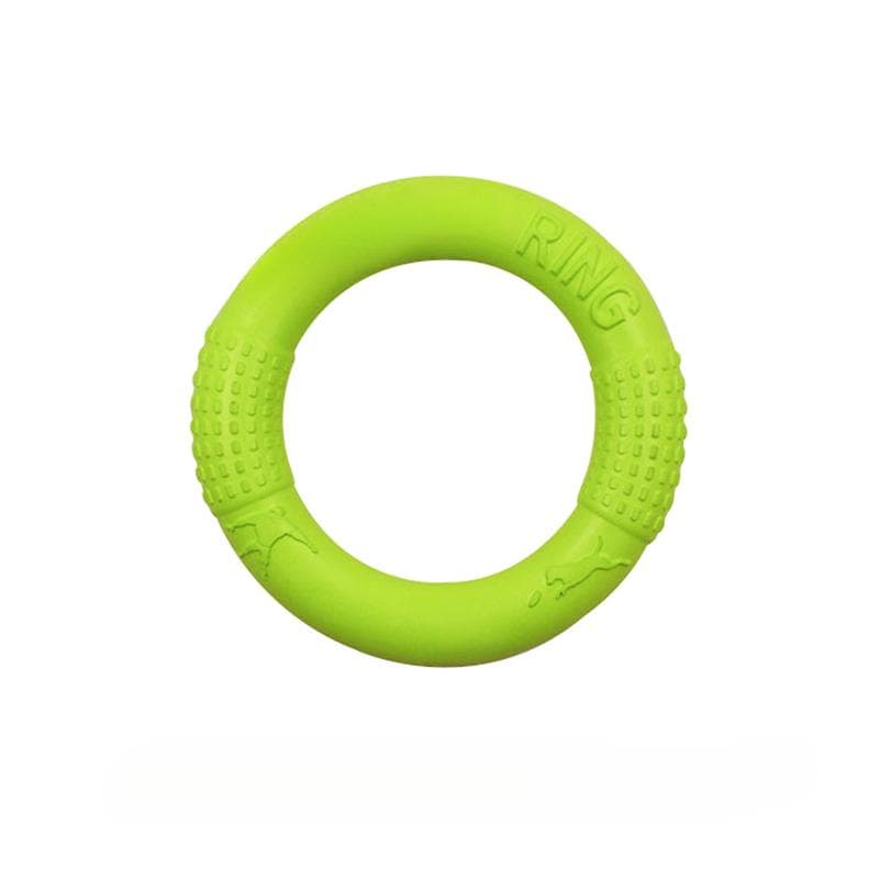 Dog Toys for Big Dogs EVA Interactive Training Ring Puller Resistant for Dogs Pet Flying Discs Bite Ring Toy for Small Dog Small green