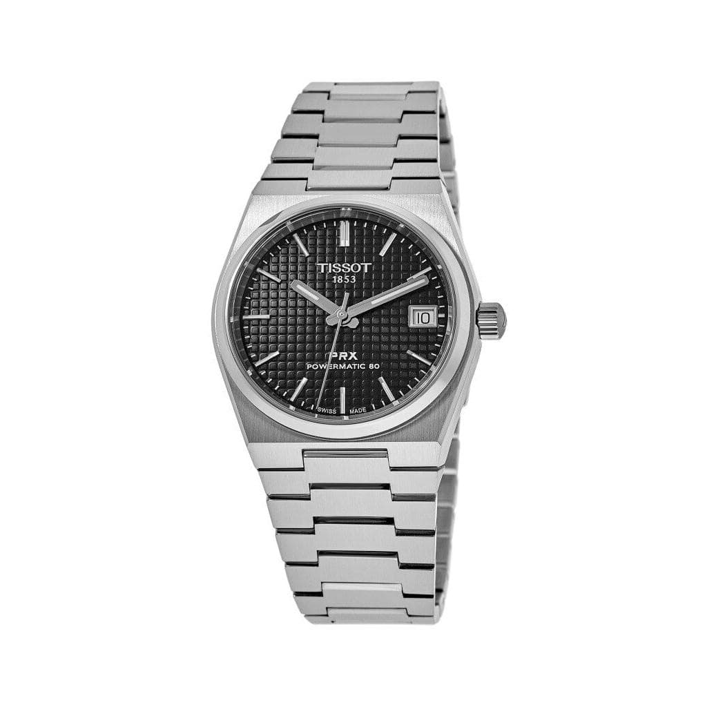 Tissot PRX T-Classic Powermatic 80 Black Dial Automatic T137.207.11.051.00 100M Unisex Watch black
