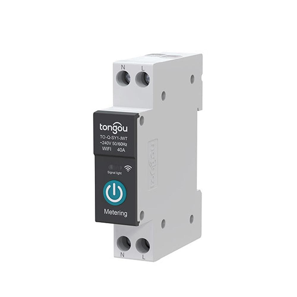 Tuya WiFi Intelligent Circuit Breaker Wireless Remotes Control Switch Mobilephone APP Remotes 40A