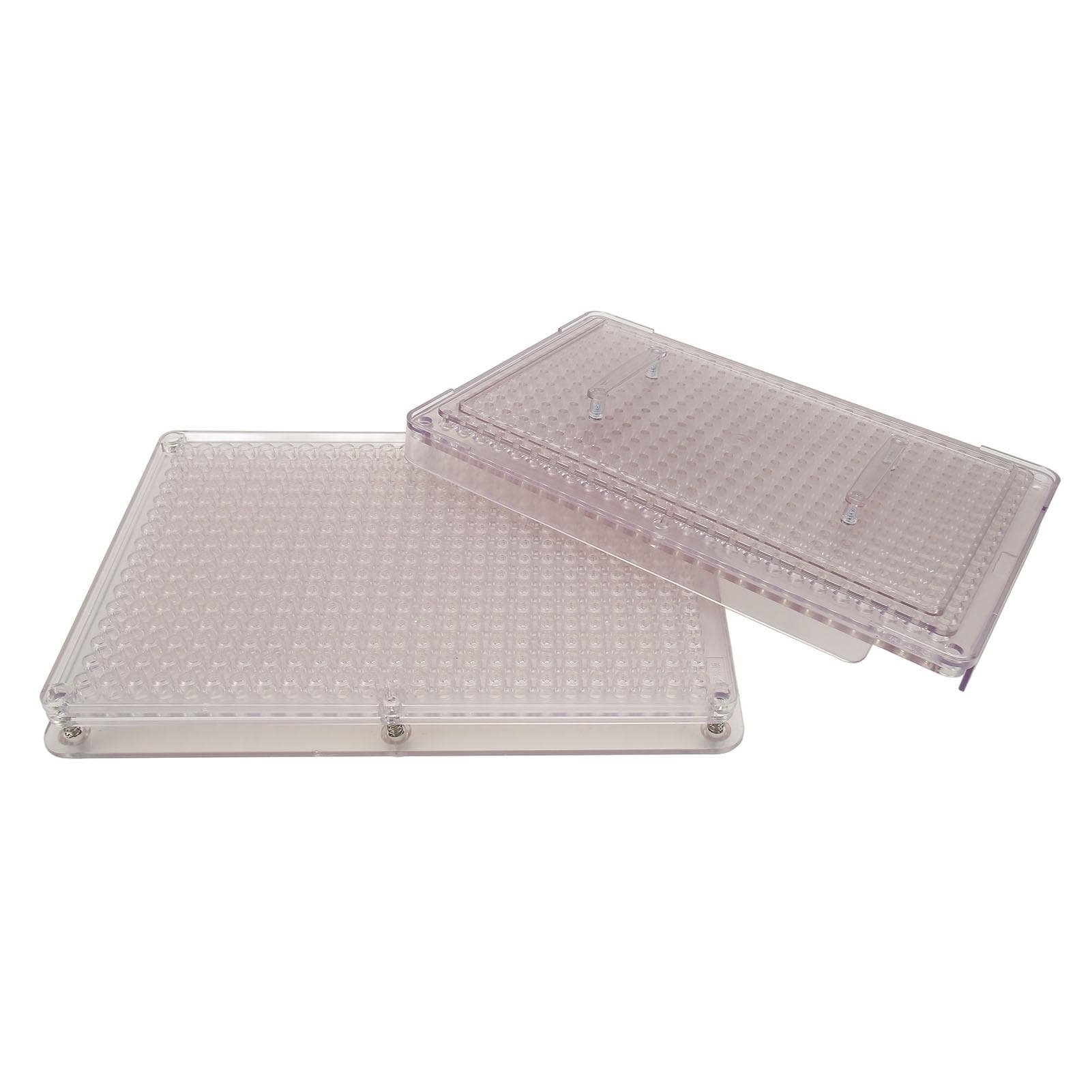 400 Holes Size 0 Capsule Filling Plate Transparent Automatic Empty Capsule Powder Filler