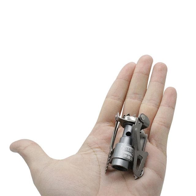 Outdoor Gas Stove Camping Gas Burner Portable Mini Titanium Stove Survival Furnace Pocket Picnic Gas Cooker brs