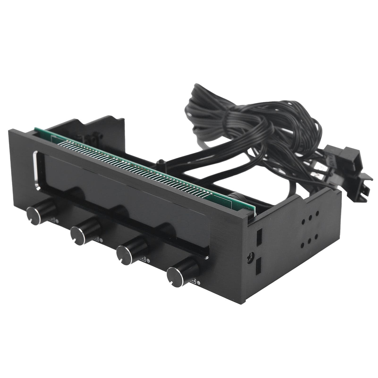 STW‑6041 Fan Controller for Computer CPU Multifunctional 4-Channel Front Panel LCD Display