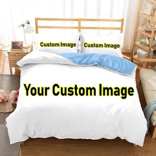3D Custom Po Bedding Set Interesting Creative Customized Duvet Cover With Pillowcases Twin Full Queen King Size Dropshipping Au-Single140x210cm