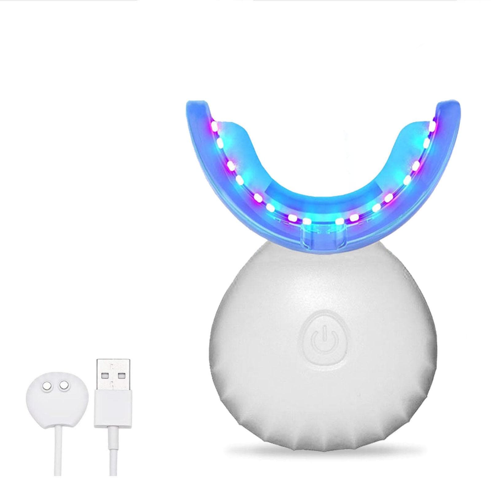 LED Teeth Whitening Device Portable Teeth Whitening Machine 3 Modes - RedBlueRed Blue Light white