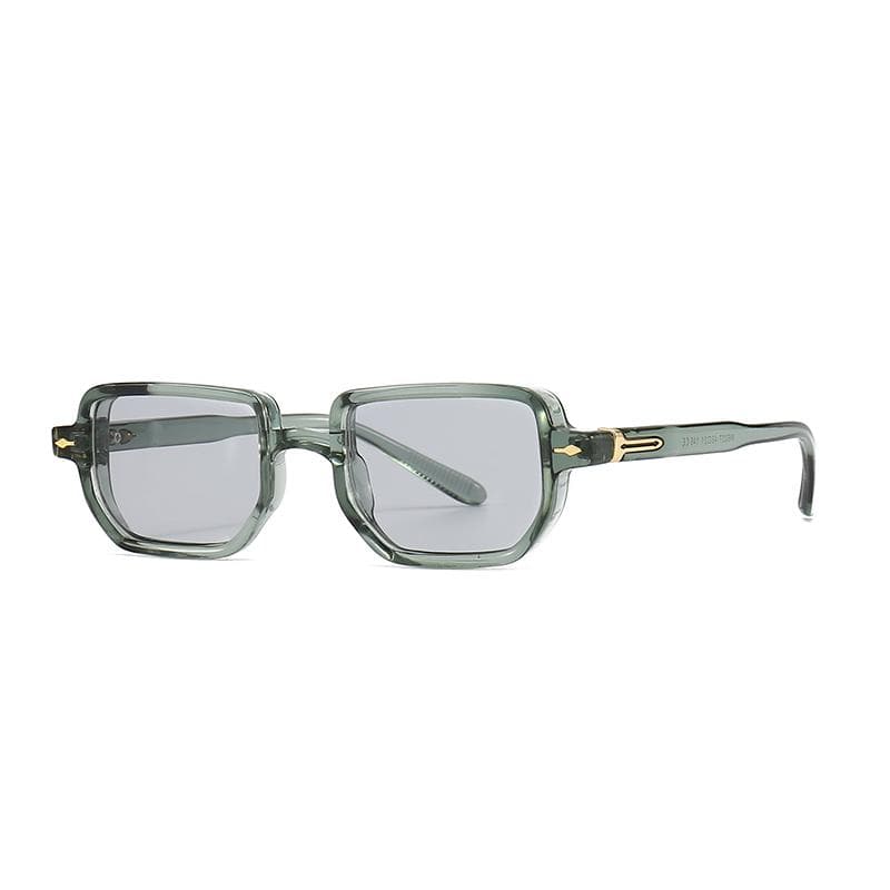 Popular Sunglasses for Men with Rice Nails European and American Street Photography Ins Fashion 6037
