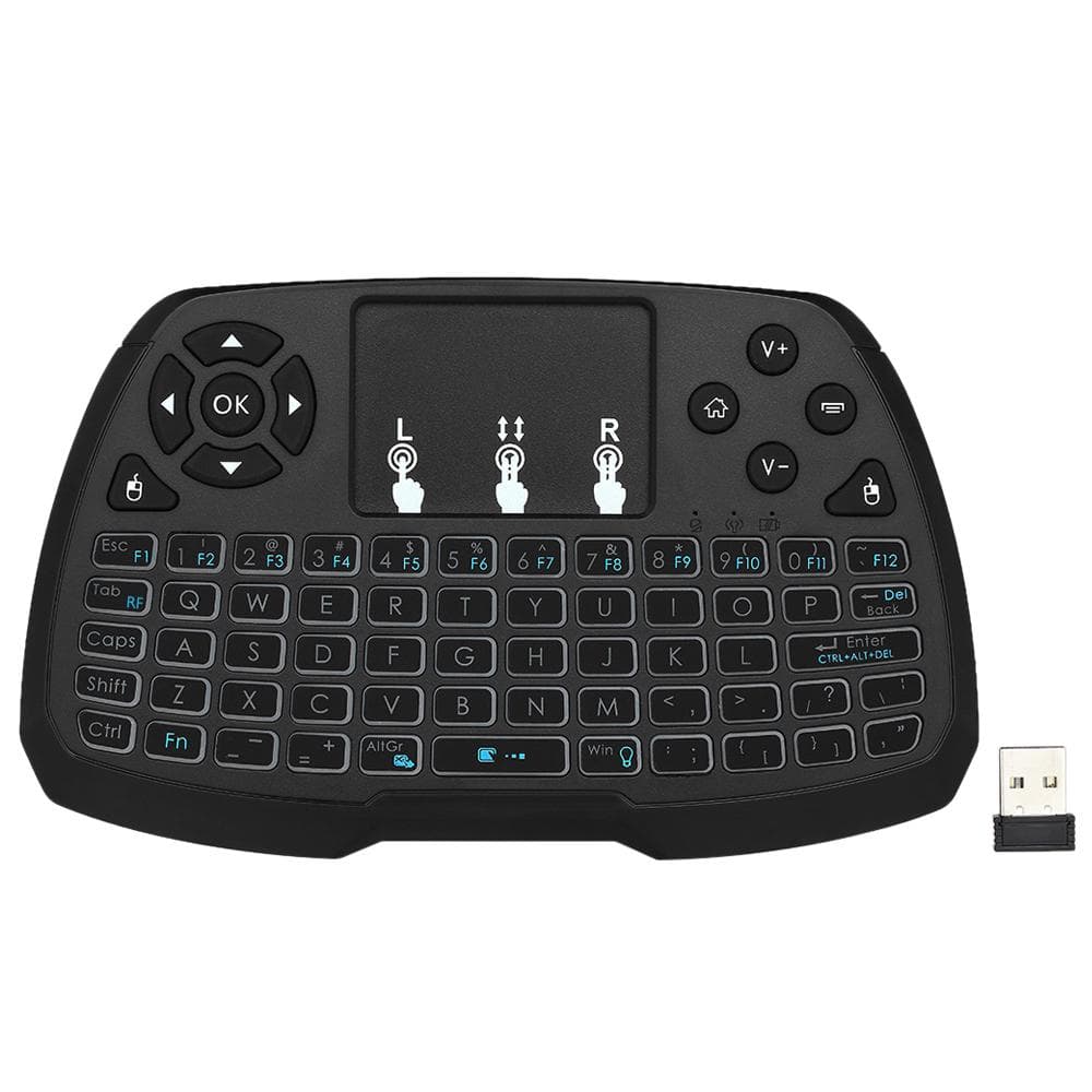 2.4GHz Wireless Keyboard Touchpad Mouse Remote Control For Android Smart TV BOX 4 Colors Backlight