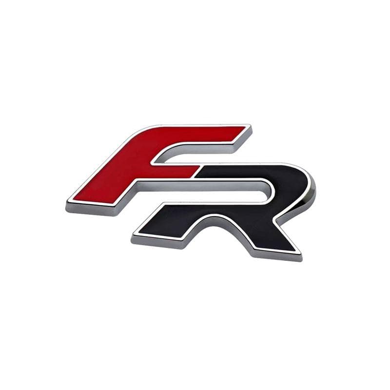 Metal 3D FR Car Front Grill Badge Car Body Emblem Sticker Decal for Leon FR+ Cupra Ibiza Altea Exeo Formula Racing Styling Car Accessories 6# Badge Sticker