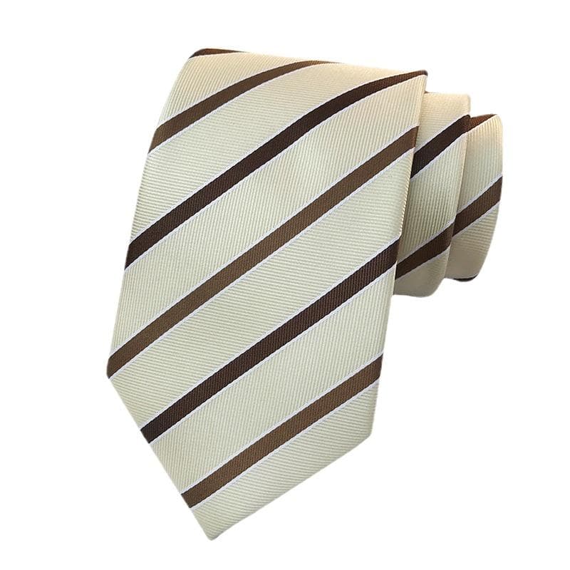 Striped Tie Men's Business Necktie for Work