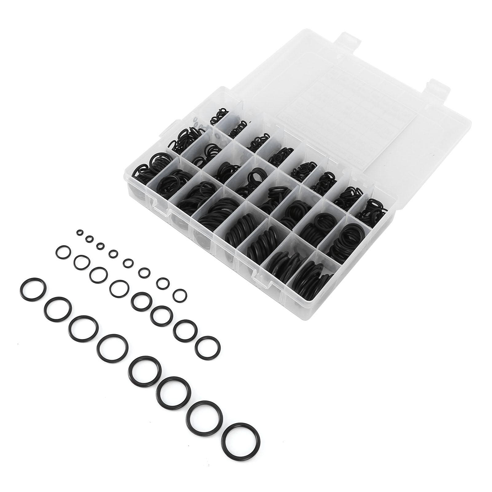 740Pcs O Ring Kits ?40 Fahrenheit to 248 Fahrenheit Good Sealing Wear Resistance Waterproof Rubber Sealing Ring