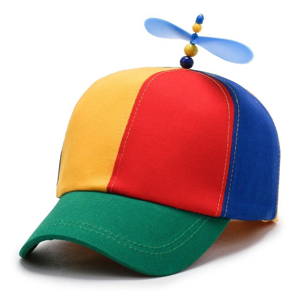 Funny Snapback Hat Helicopter Propeller Adventure Dad Hat Rainbow Bamboo Dragonfly Baseball Cap For Adult Kids Boys Girls