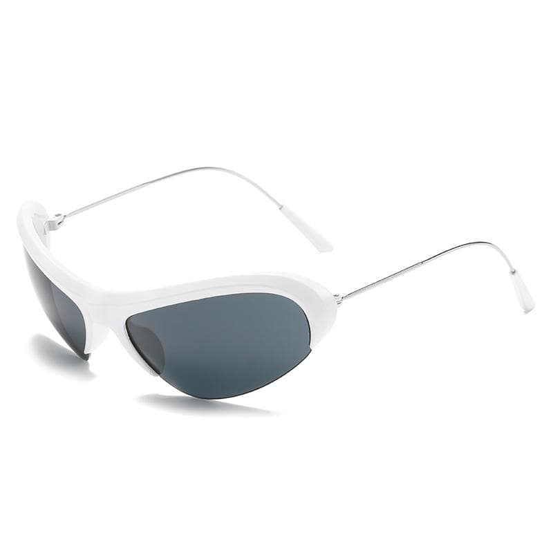 New Y2K Punk Sunglasses Fashion Alloy UV400 Protective Glasses Cycling Sun Glasses Personalized Eyewear