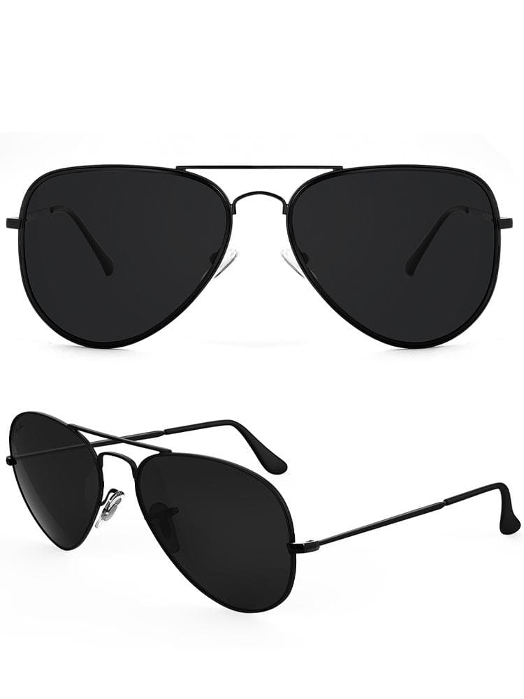 MAXJULI Aviator Sunglasses for Big Heads Men Women Fashion UV Protection 8123 M
