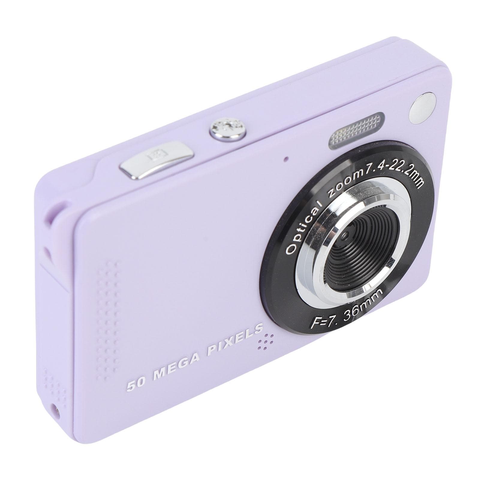 50MP 1080P Digital Camera Autofocus Anti Shake 2.8 Inch HD Screen Compact Small Camera for Student purple