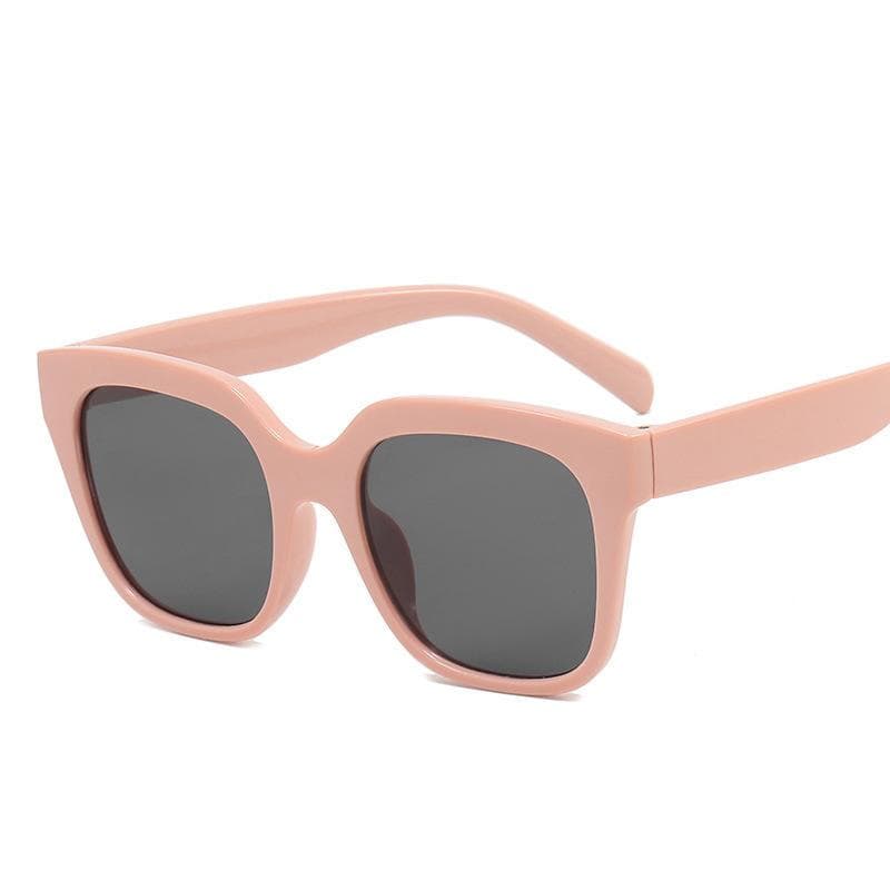 Big Frame Vintage Sunglasses for Women Men Retro Square Round Sun Glasses Brand Eyewear Goggles MULTI