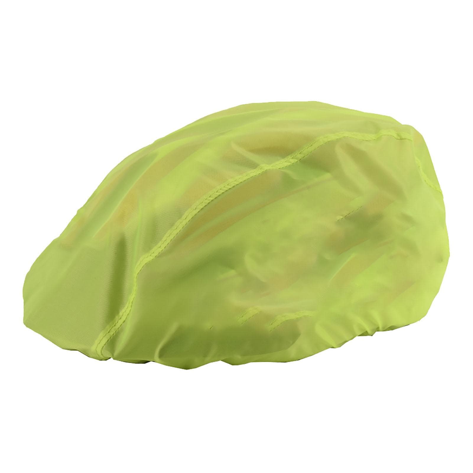 Cycling Helmet Cover Waterproof Helmet Rain Cover Reflective Safety Helmet Cover Fluorescent Green