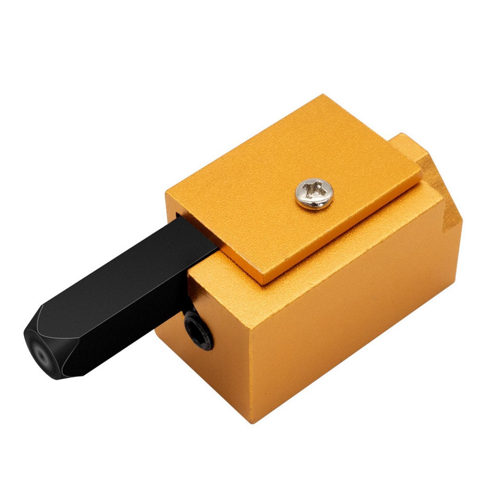 4 PCS Right Angle Corner Chisel Square DIY Punch Hinge Recess Corner Wood Chiseling Deburring for 1 PC gold