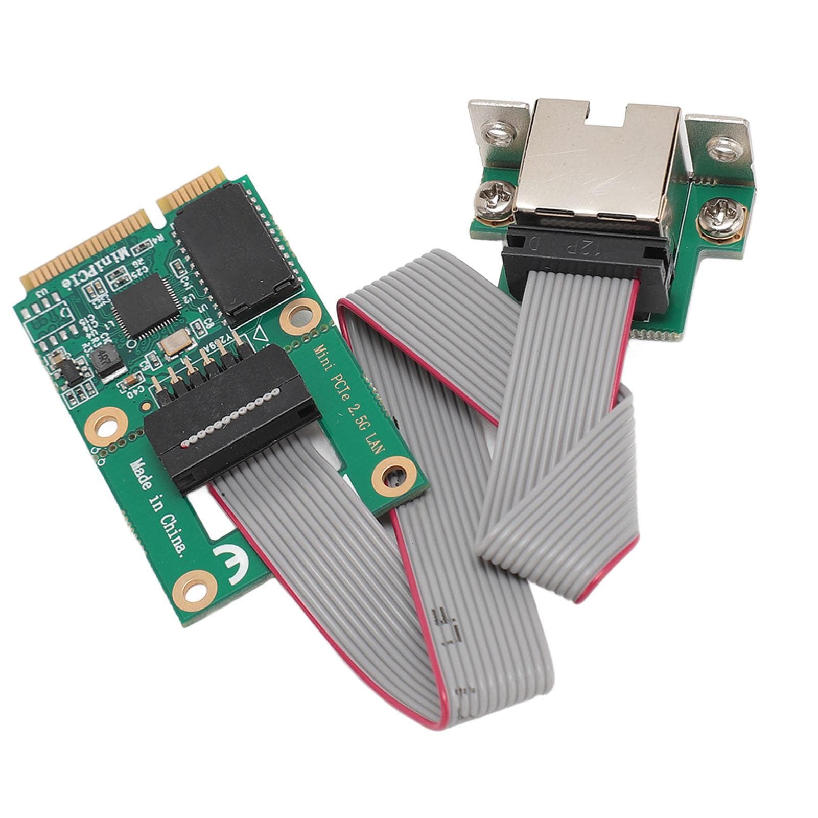 Mini PCIE Network Card High Speed Stable 2.5G Wireless RJ45 Ethernet Adapter for Desktop Server
