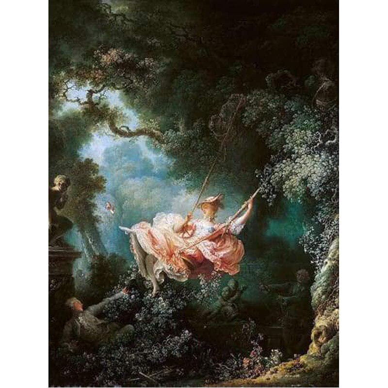 Diamond Embroidery Picture Needlework Cross Stitch Diamond Delightfu Day Swing Wall Arts Decor 20X30CM