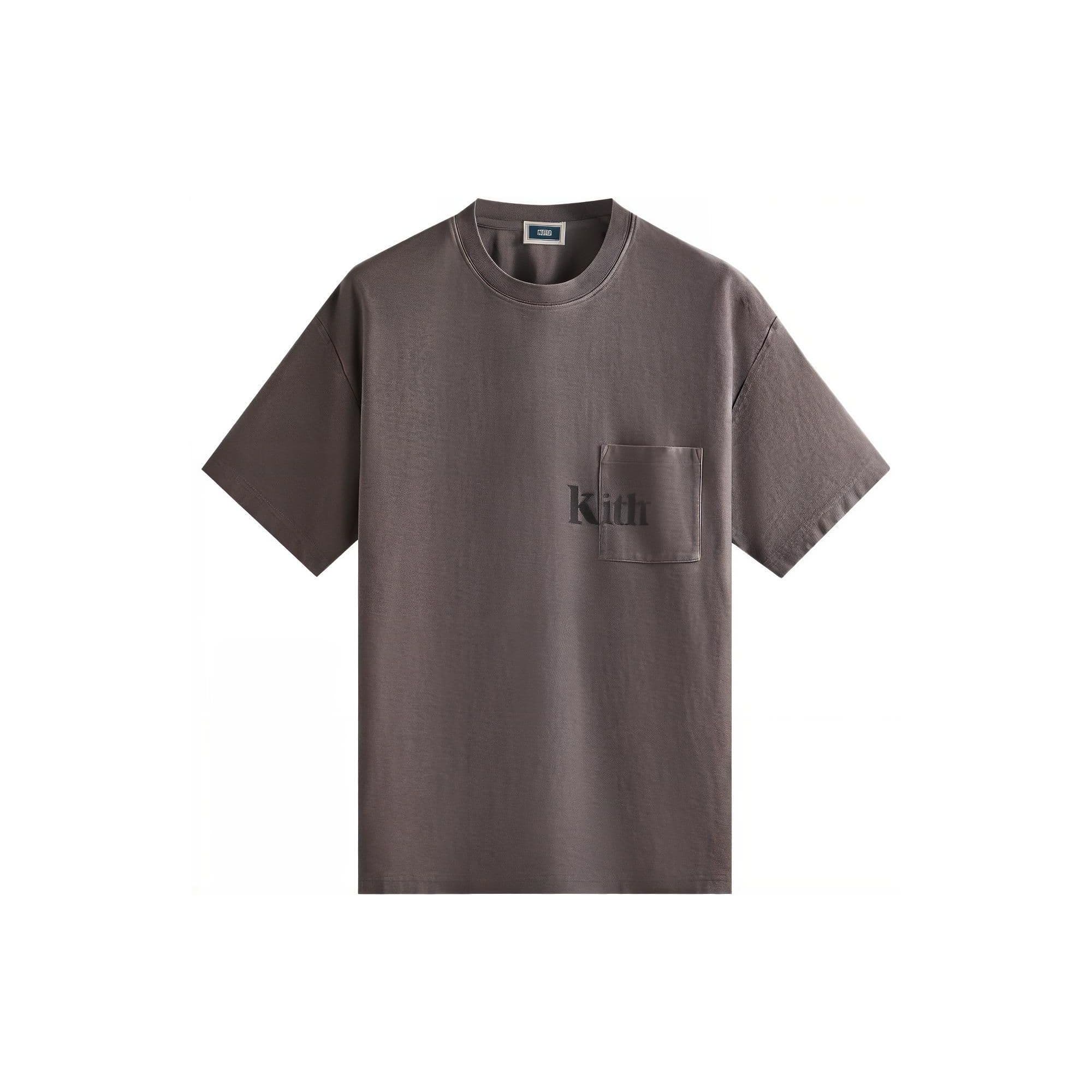 Kith Quinn Tee Hurricane Unisex Tops Grey KHM030945-502 XXL
