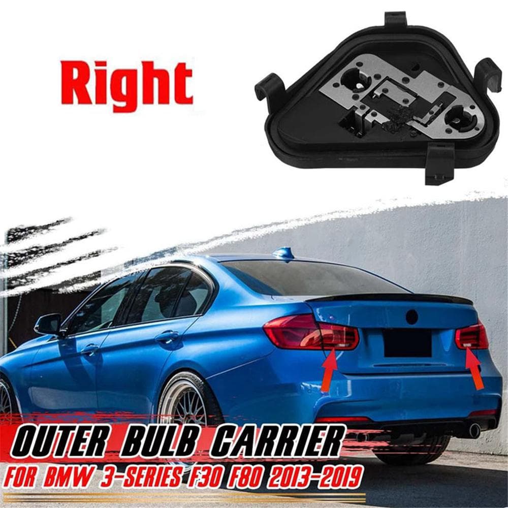 1x Right Rear Tail Light Lamp Holder Blub Socket Carrier For BMW F30 F80 2013-19