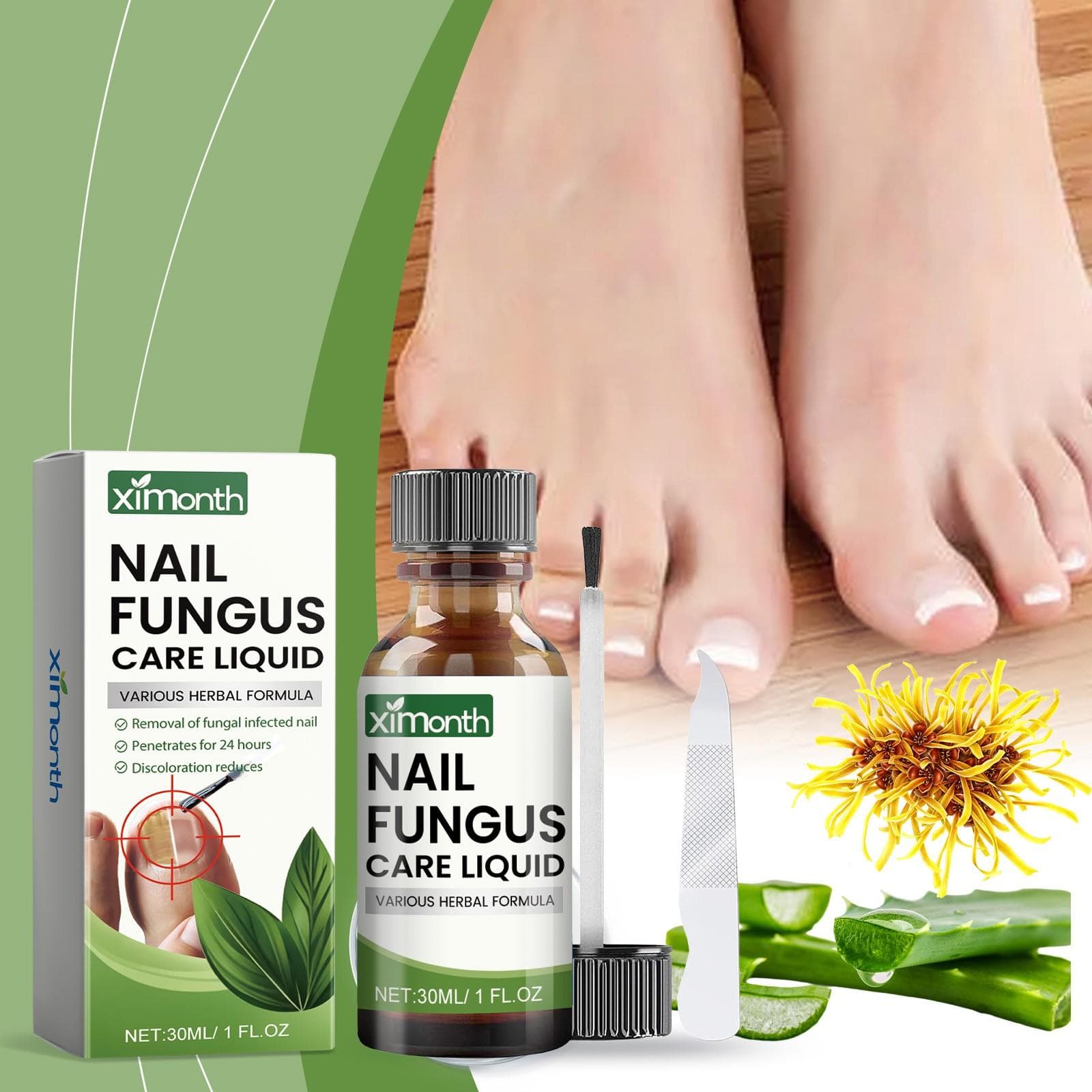 Toenail Fungus TreatmentExtra Strong, NailTreatment, Nail Care TreatmentExtra Strong For Thick, Discolored And Damaged Nails,30ml white