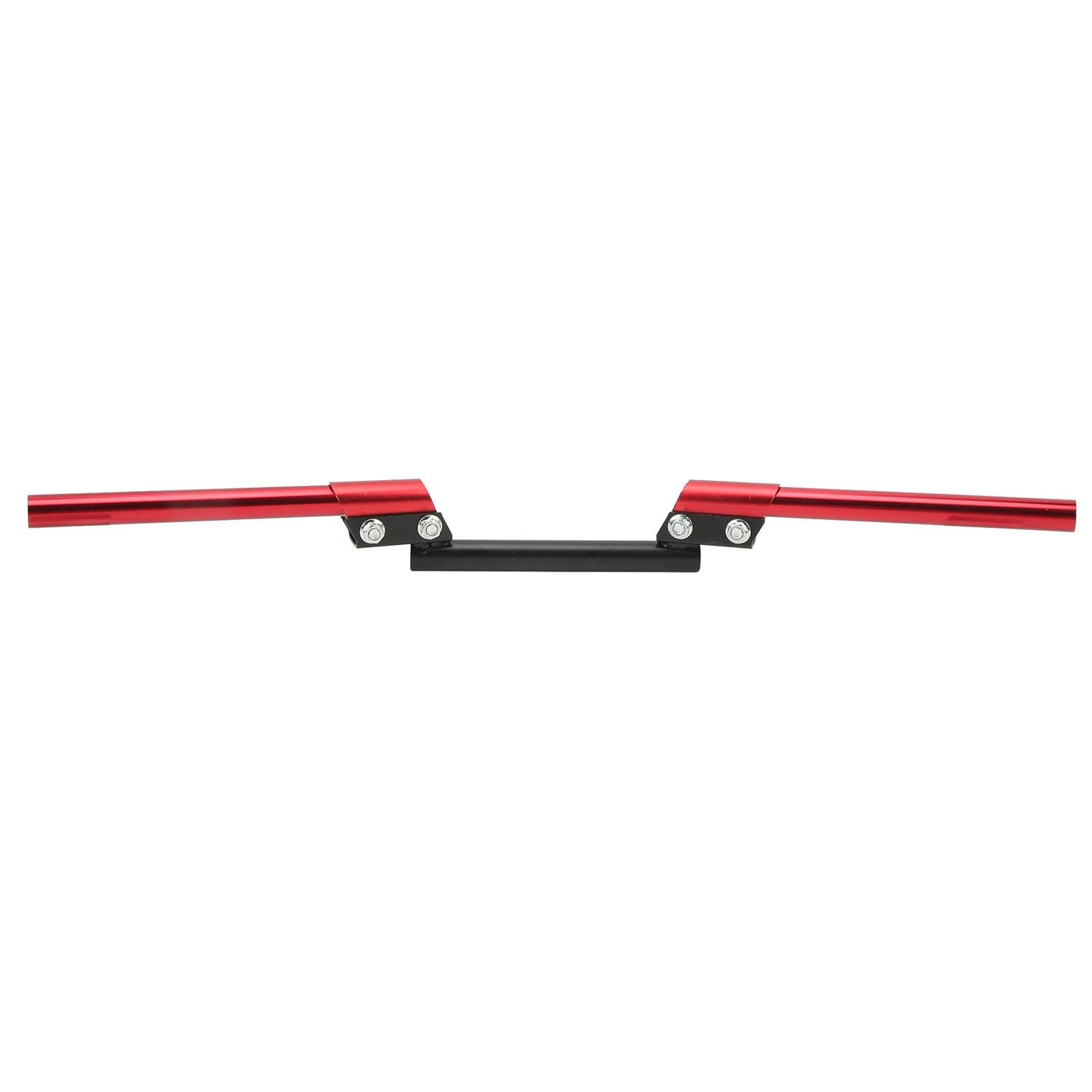 Motorcycle Handlebar 22mm Universal Adjustable Handle Bar for Sports Car Streetcar ATV Scooter Off red