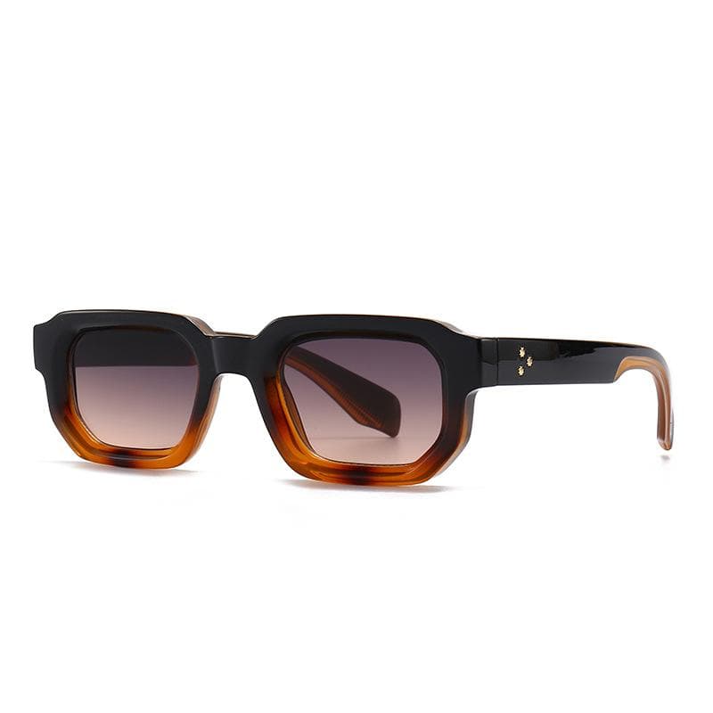 KOCOLIOR Narrow Frame Sunglasses for Women Men Luxury Designer Retro Square Sun Glasses UV400 Protection Trendy