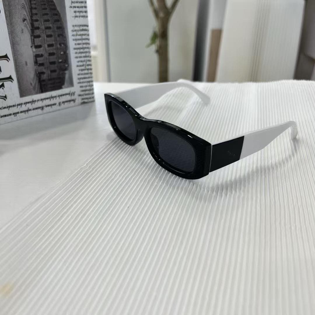 New Style Rectangle Sunglasses for Men Women Anti Reflective UV Protection Patchwork Color Sun Glasses Fashion