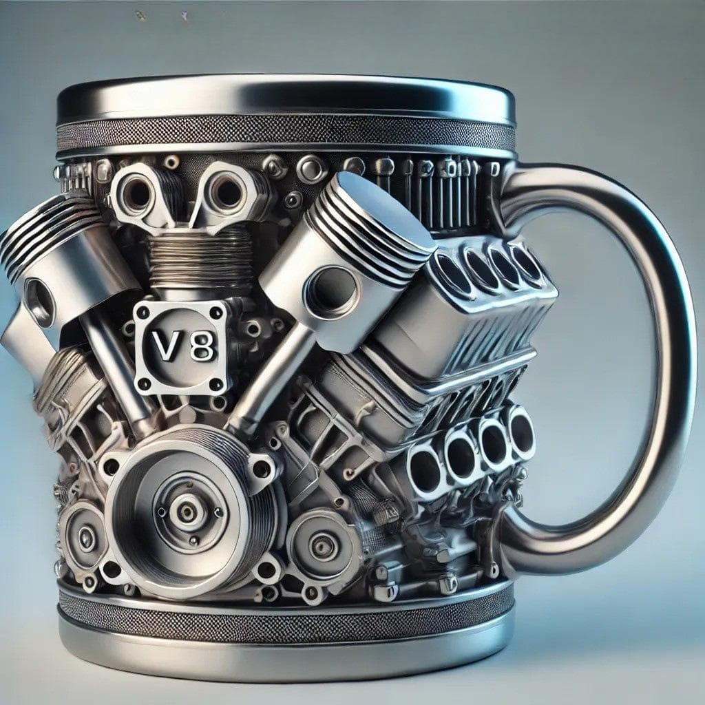 Mechanical Engine Engine Mug V8