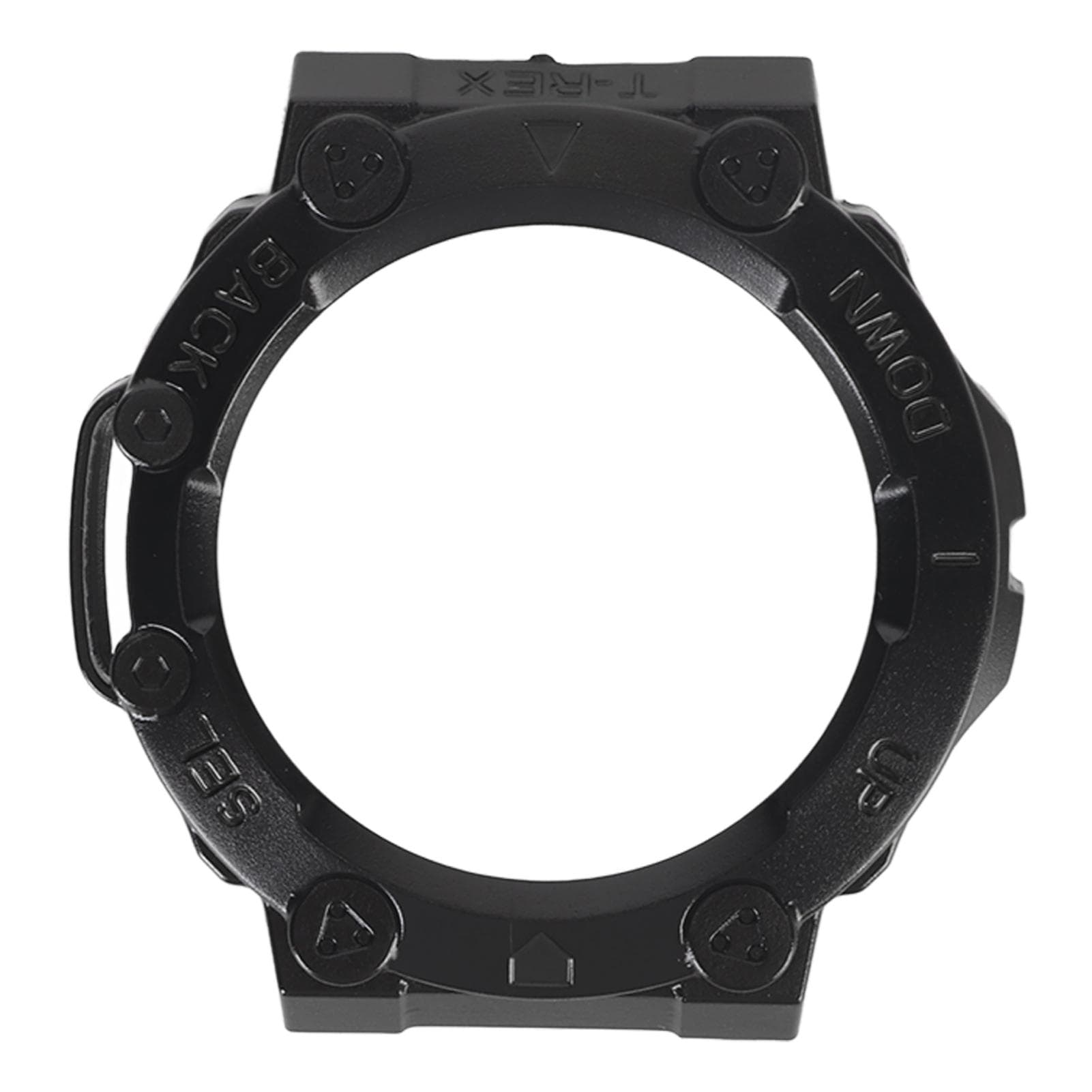 Watch Protective Bumper Cover Case for Amazfit T Rex 2 Precise Cutouts Shockproof Watch Accessories black