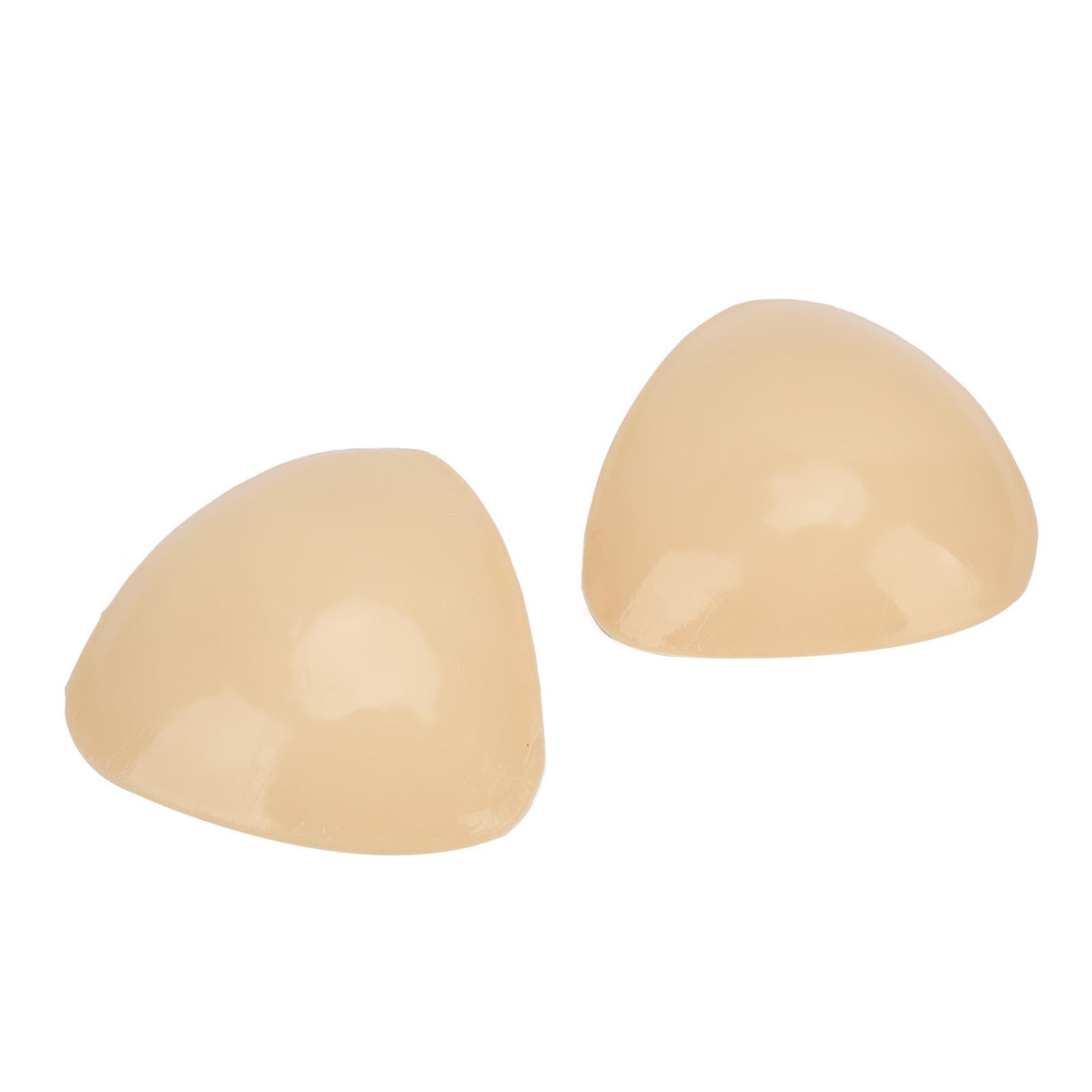 1pair Double Sided Sticky Bra Insert Thickened Self Adhesive Non Slip Sticky Bra Pad for Wedding A