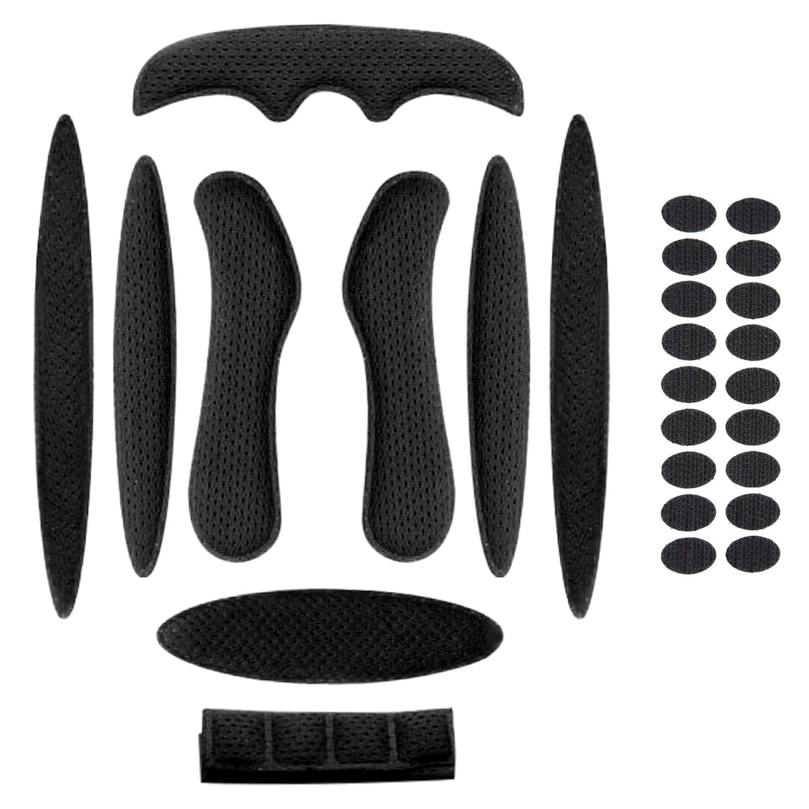 Universal Helmet Foam Pads Replacement Set Helmet Sponge Lining black
