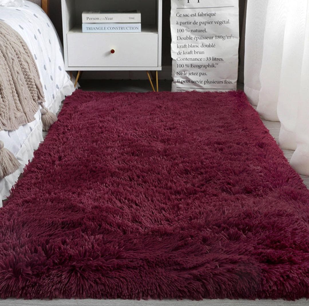 Cute Plush Carpet For Bedroom Chair Mat Soft Fluffy Rug Living Room Girl Room Decoration Bathroom Shaggy Mat 50x80cm
