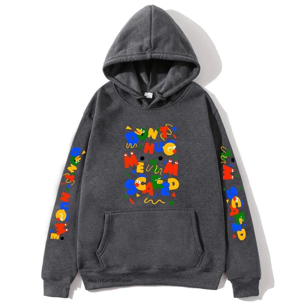 Cartoon Graphic Dont Hug Me Im Scared Hoodies Men's Sweatshirts Unisex Sudaderas for Women Clothing Harajuku Top Y2k Clothes M