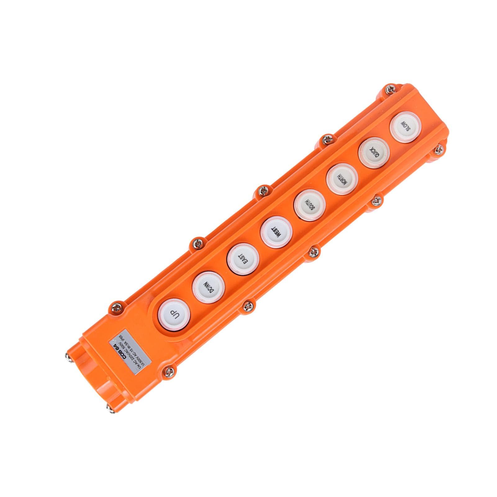 Crane Controller Hoist Remote Control Station Push Button Switch 8 Ways COB?64 220V500V