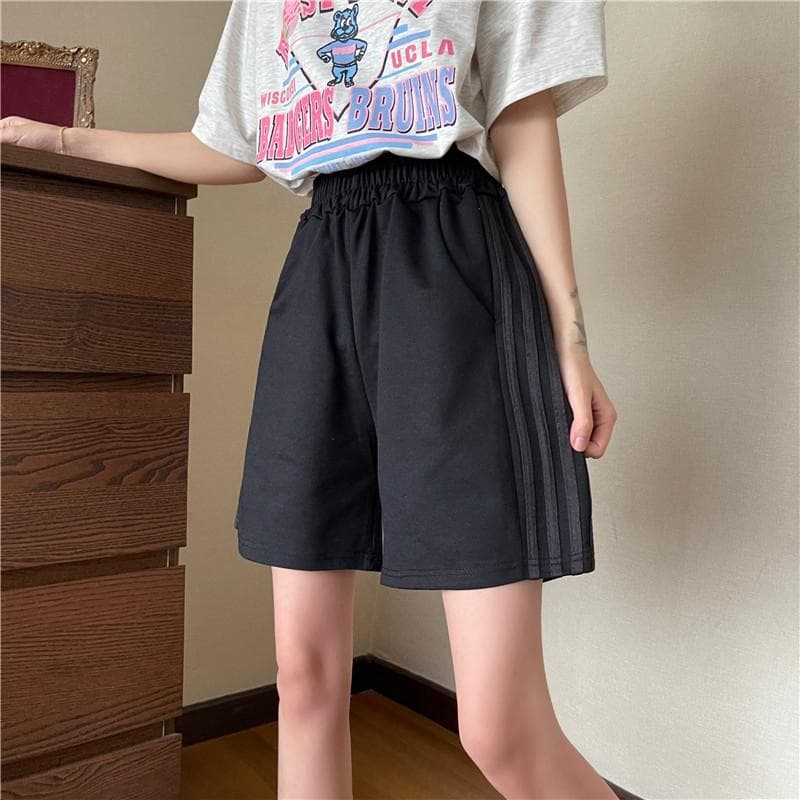 New Korean Style Shorts for Women In Summer, Women's Versatile Suit Pants Loose Student Casual Pants Women's Clothing 2XL
