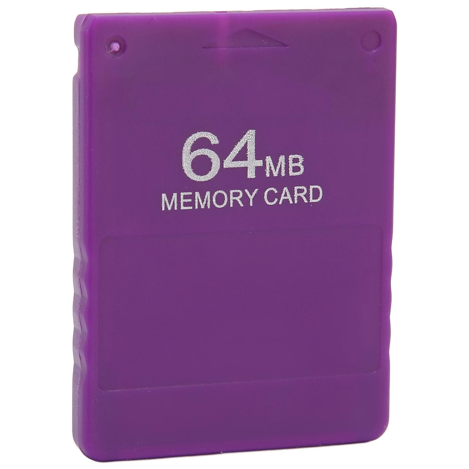 For PS2 64MB Memory Card High Speed Efficient Game Memory Card Supports FMCB1.966 and All purple