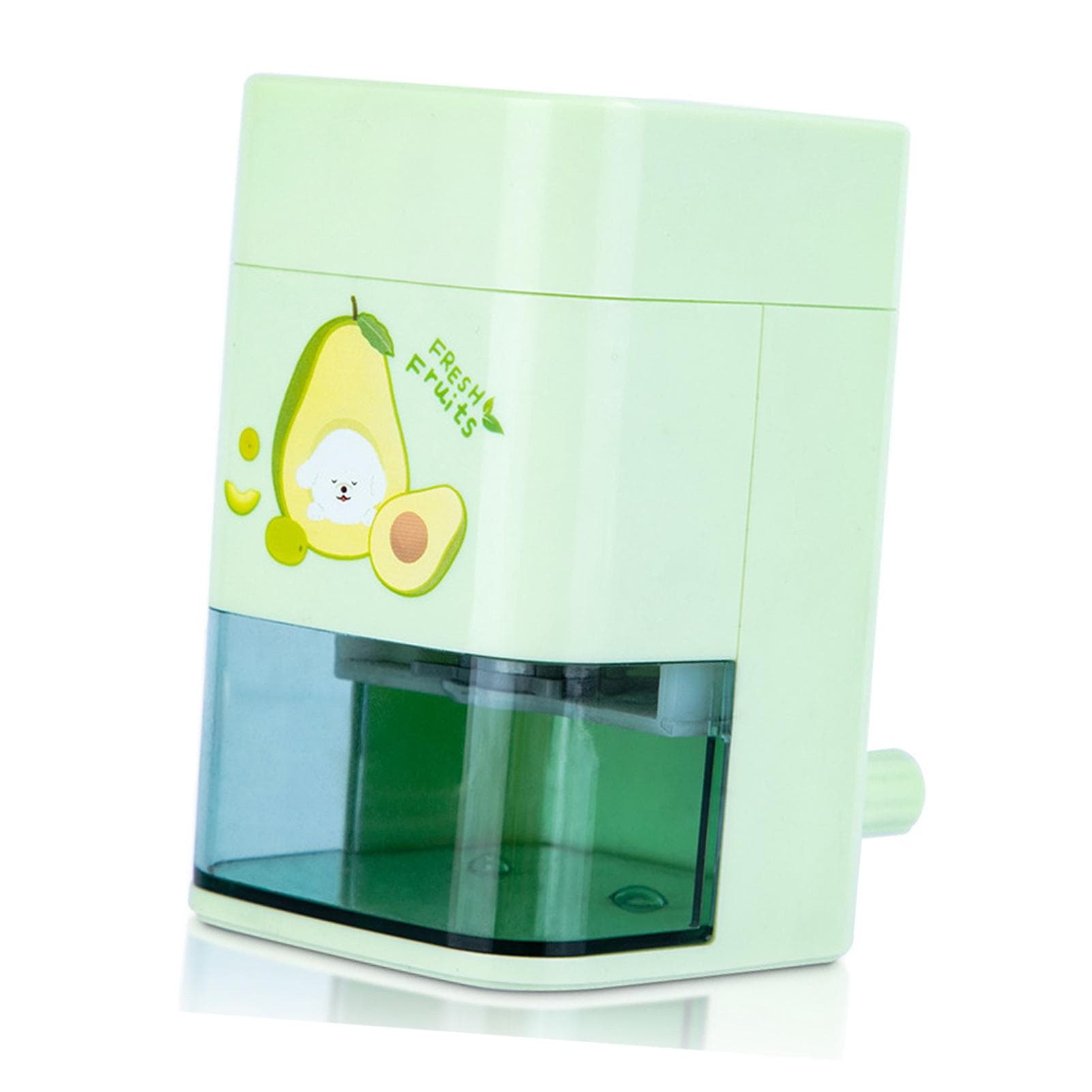 Pencil Sharpener Hand Crank Pencil Sharpener Automatic Safety Children Pencil Sharpener for green