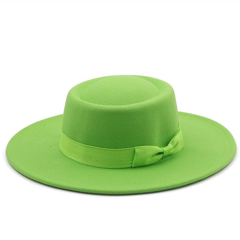 New 8.5CM Wide Brim Fedora Hat Jazz Hat Women Men Classic Felted Hat Panama Solid British Fascinator Women's Felt Hat 56-58CM adjustable