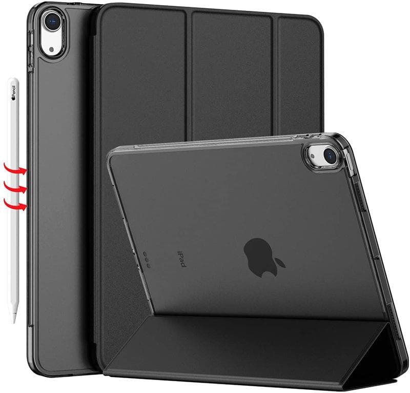 Suitable for color matching shell ipad air45 protective case 10.2 inch with pen slot all-inclusive black