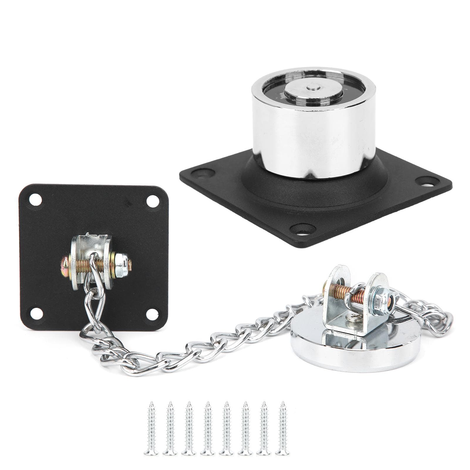 12V/24V Electromagnetic Door Holder 132.3lb Strong Suction 4?Wires Stopper for Fire Doors