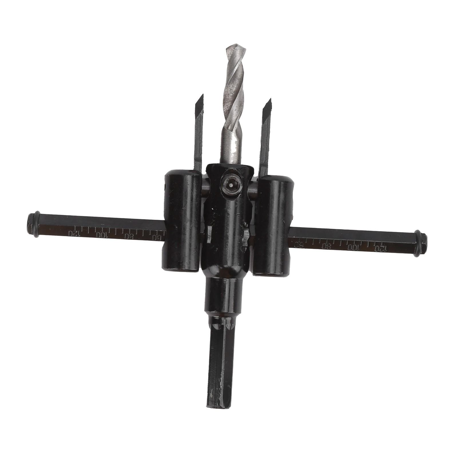 Hole Opener Adjustable Aircraft Type 45 Steel Drilling Tool with Scale Rod 30mm?200mm