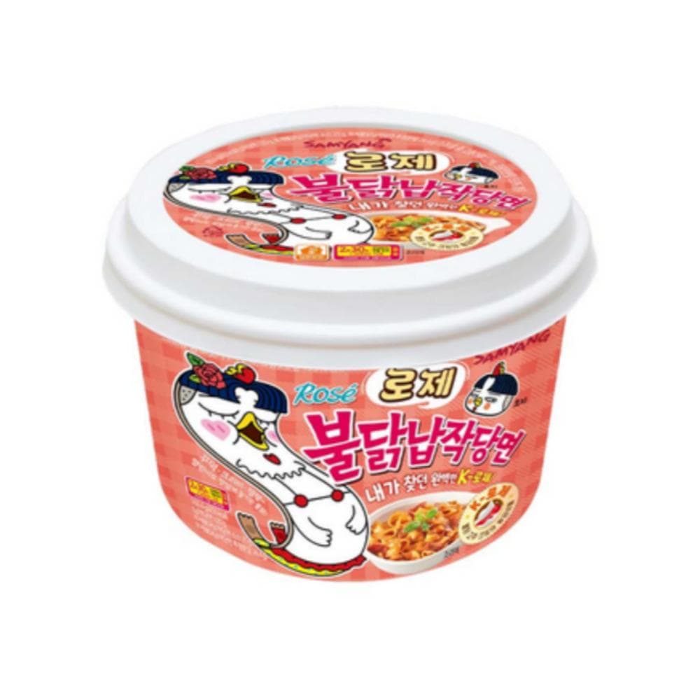 Rose Series / Buldak Tteokbokki / Flat Noodles Rose Flat Glass Noodles