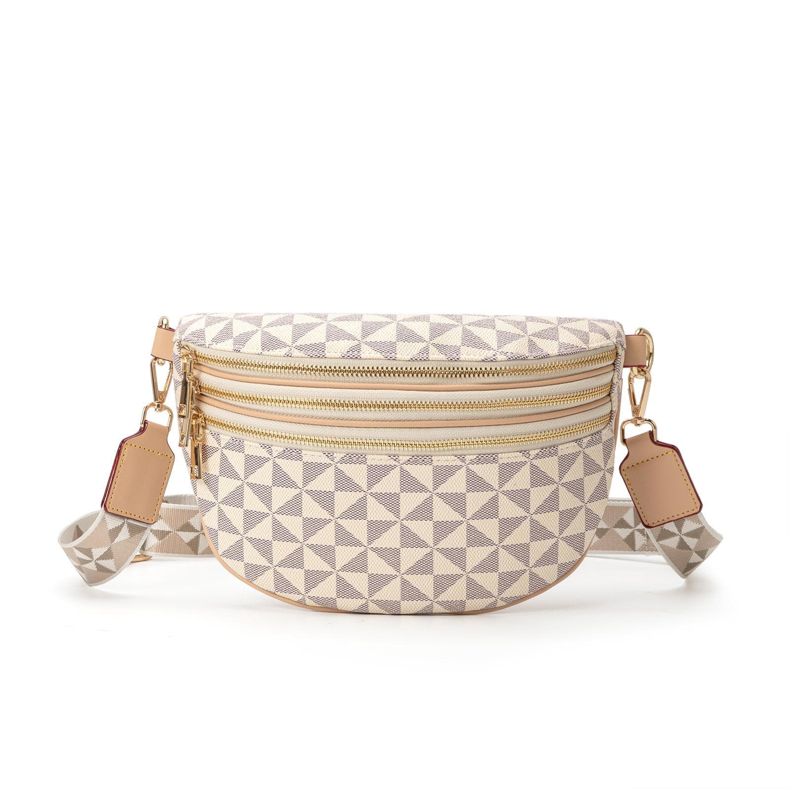 Crossbody Bag Printed Women's Bag All-in-one Shoulder Bag Wide Strap Casual Crossbody Bag Large Capacity Combination Chest Bag