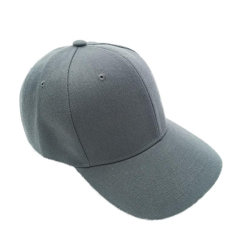 Unisex Hat Plain Curved Sun Visor Hat Outdoor Dustproof Baseball Cap Solid Color Fashion Adjustable Leisure Caps Men Women dark gray