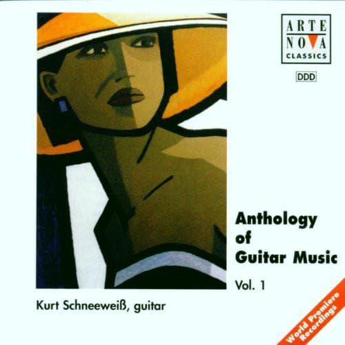 CD KURT SCHNEEWEISS - Anthology Guitar Music V.1 74321376322 Arte Nova Class 1996 Europe Classical Used