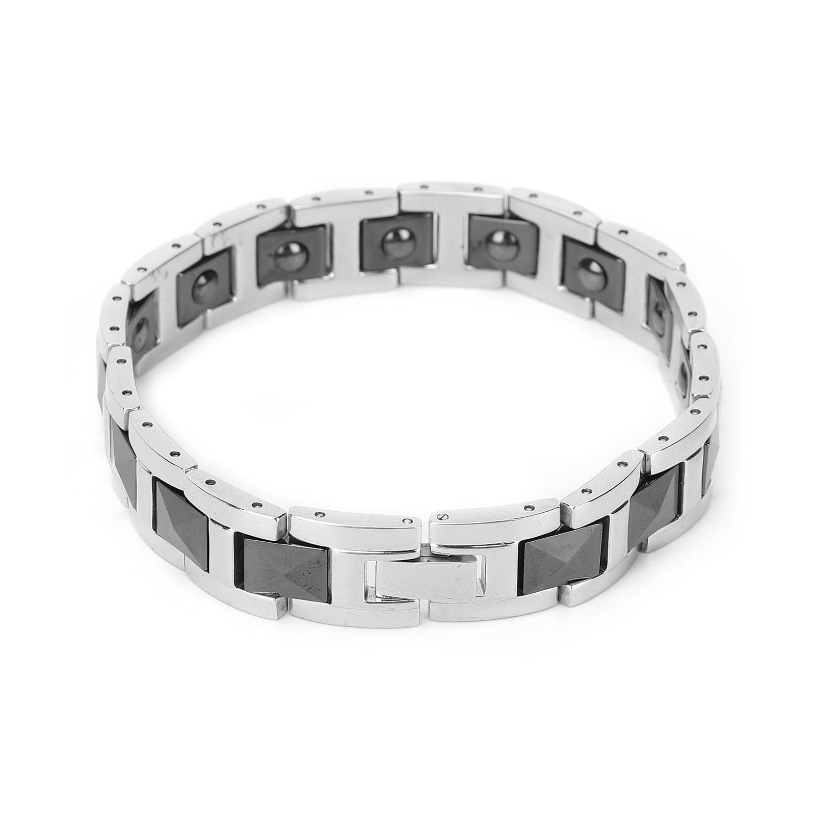 Magnetic Bracelet Titanium Steel Strength Magnet Therapy Bracelets Pain Relief for Men